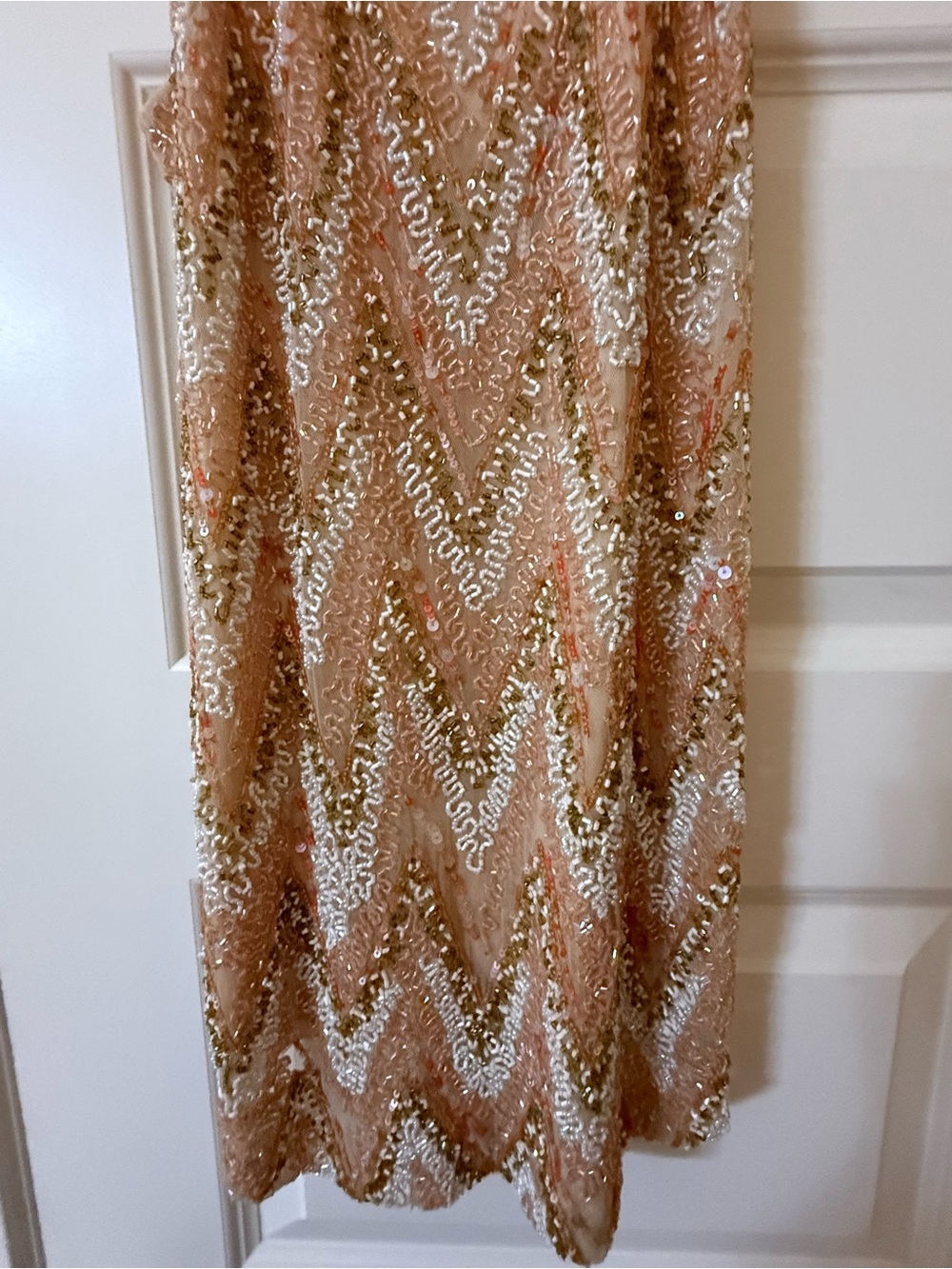 Boston Proper Sequined Silk-Blend Tank Top - Size S - Picture 5 of 9